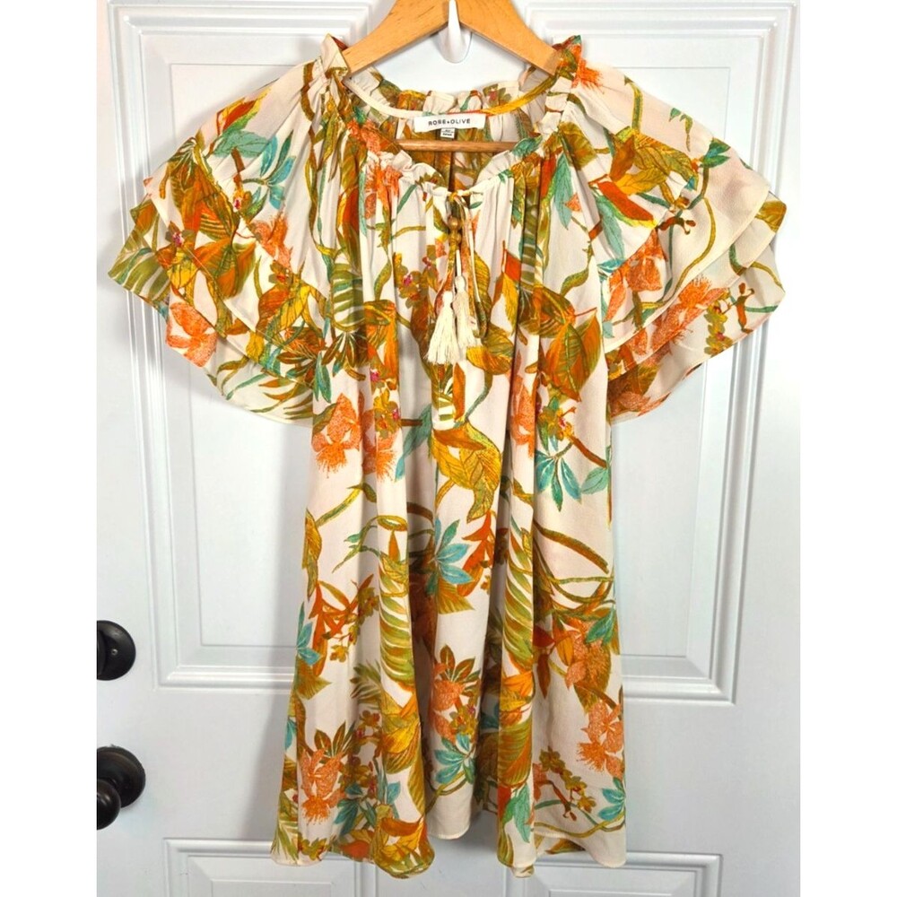 Rose & Olive Plus Size Short Sleeve Top Size 2X